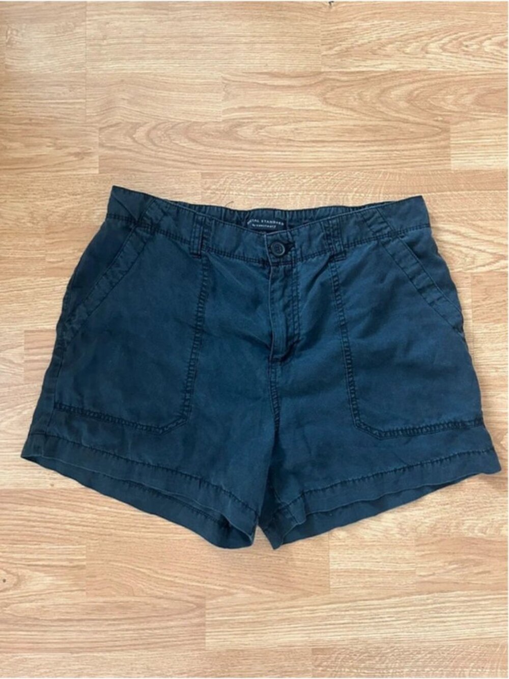 Black Soft Cargo Shorts Medium